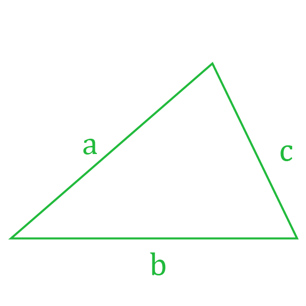Нахождение площади треугольника по формуле Герона.