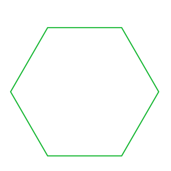 Нахождение размеров и количества углов многоугольника.